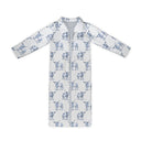 Longhorn Icon Blue Quilted Maxi Coat *Web Exclusive*