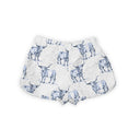 Longhorn Icon Blue Quilted Scallop Shorts *Web Exclusive*