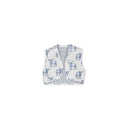 Longhorn Icon Blue Quilted Tara Vest