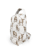 Longhorn Icon Brown Quilted Boot Bag