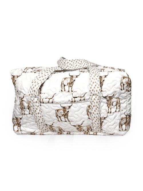 Longhorn Icon Brown Weekender Duffle Bag