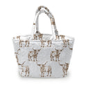Longhorn Icon Brown Quilted Handbag