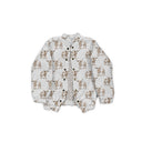 Longhorn Icon Brown Quilted Bomber Jacket *Web Exclusive*