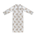 Longhorn Icon Brown Quilted Maxi Coat *Web Exclusive*