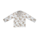 Longhorn Icon Brown Quilted Snap Jacket