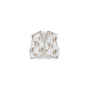 Longhorn Icon Brown Quilted Tara Vest