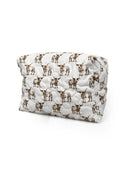 Longhorn Icon Brown Makeup Bag