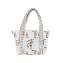 Longhorn Icon Brown Zipper Tote Bag