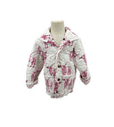 Longhorn Icon Fuchsia Youth Quilted Snap Jacket