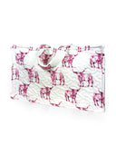 Longhorn Icon Fuchsia Quilted Tote