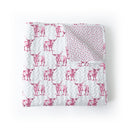 Longhorn Icon Fuchsia Quilt