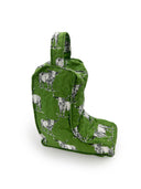 Longhorn Icon Green Quilted Boot Bag