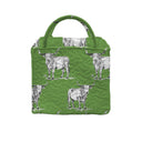 Longhorn Icon Green Quilted Handbag