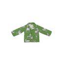 Longhorn Icon Green Youth Quilted Snap Jacket