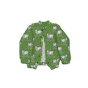 Longhorn Icon Green Quilted Bomber Jacket *Web Exclusive*