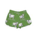 Longhorn Icon Green Quilted Scallop Shorts *Web Exclusive*