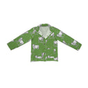 Longhorn Icon Green Quilted Snap Jacket