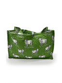 Longhorn Icon Green Quilted Tote