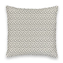 Longhorn Icon Linen/Black Quilted 20" Pillow