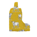 Longhorn Icon Mustard Quilted Boot Bag