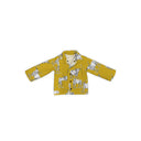 Longhorn Icon Mustard Youth Quilted Snap Jacket