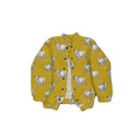 Longhorn Icon Mustard Quilted Bomber Jacket *Web Exclusive*