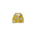 Longhorn Icon Mustard Quilted Cate Vest