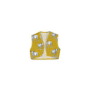 Longhorn Icon Mustard Quilted Tara Vest