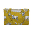 Longhorn Icon Mustard Quilted Tote