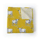 Longhorn Icon Mustard Baby Blanket