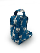 Longhorn Icon Peacock Quilted Boot Bag