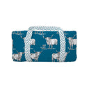 Longhorn Icon Peacock Quilted Weekender Duffle Bag