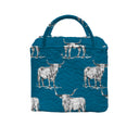 Longhorn Icon Peacock Quilted Handbag