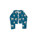 Longhorn Icon Peacock Cropped Quilted Jacket