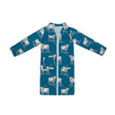 Longhorn Icon Peacock Quilted Duster