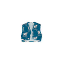 Longhorn Icon Peacock Quilted Tara Vest