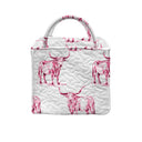 Longhorn Icon Fuchsia Quilted Handbag