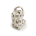 Lucky Horse Linen Quilted Boot Bag