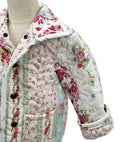 Lynette Patchwork Stripe Youth Quilted Snap Jacket