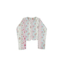 Lynette Patchwork Stripe Cropped Quilted Jacket