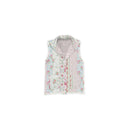 Lynette Patchwork Stripe Quilted Ruby Vest