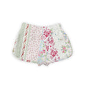 Lynette Patchwork Stripe Quilted Scallop Shorts *Web Exclusive*