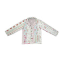 Lynette Patchwork Stripe Quilted Snap Jacket