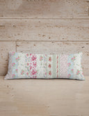 Lynette Patchwork Stripe Quilted Oblong 14" x33" Pillow