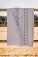 Lynette Patchwork Stripe Quilt