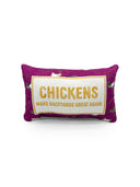 "Make Backyards Great Again" Berry Quilted Mini Pillow 8" x 12"