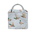 Mallory Ducks Blue Quilted Handbag