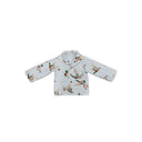 Mallory Ducks Blue Youth Quilted Snap Jacket