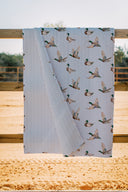 Mallory Ducks Blue Quilt