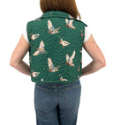 Mallory Ducks Green Quilted Cate Vest